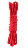 Мотузка для бондажу BONDAGE ROPE 3M, Red