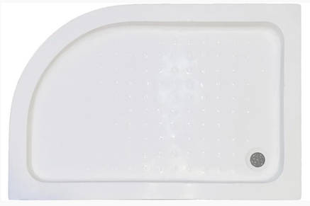 Душовий піддон 120*80*13 см асиметричний акриловий Ko&Po, фото 2