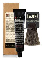 Крем-краска для волос 5.07 Холодный шоколадный светло-коричневый Incolor Insight, 100 мл