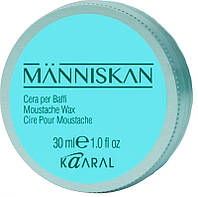 Увлажняющий воск для усов Manniskan Moustache Wax Kaaral, 30 мл