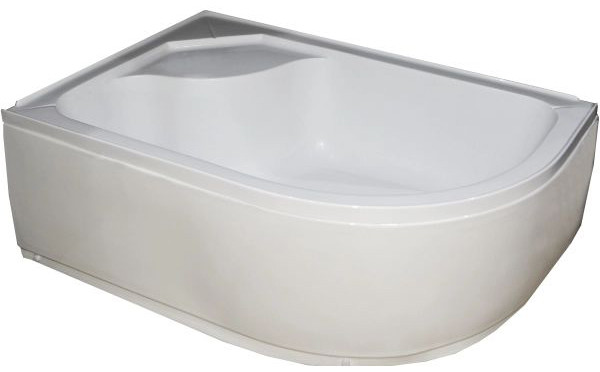 Душовий піддон 120*80*45 см асиметричний акриловий (лівий) Ko&Po