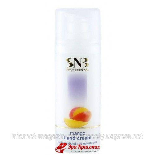 Крем для рук Манго з бісаболол і натуральними маслами Hand cream Mango SNB Professional (MPSU03), 30 мл