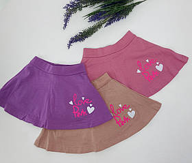 Юбка-шорти для дівчаток Мікс квітів 12743 GABBI Україна зростання 98 см, 3 роки