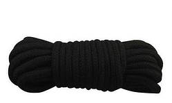 Мотузка для бондажу BONDAGE ROPE 10M, Black