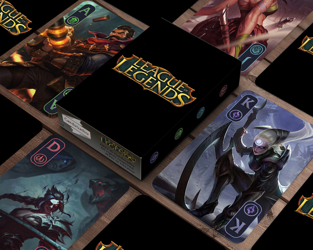 Гральні карти League of Legends — Black 54 карт