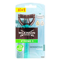 Одноразовые станки для бритья Wilkinson Sword Xtreme 3 Sensitive Comfort 3+1 шт (4027800710409)