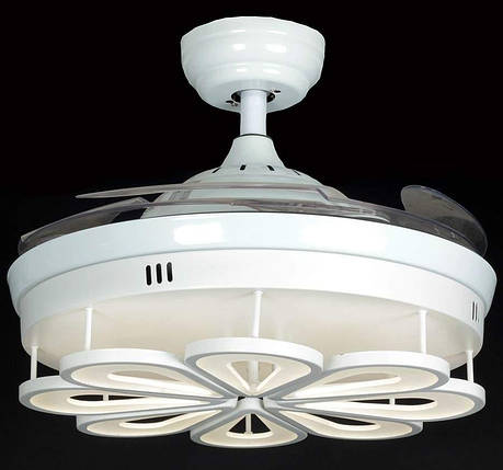 Led люстра вентилятор ромашка, фото 1