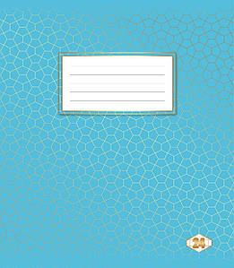 Зошит (24 арк. #) "Тетрада" фоновий, шкільний" 20/400