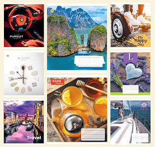 Зошит (60 арк. =) "Тетрада" тверда ТЕ22611 10/160