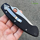 Нож складной Spyderco  BLack  S-32, фото 3