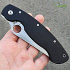 Нож складной Spyderco  BLack  S-32, фото 4