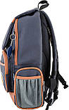Рюкзак для підлітків YES OX 293 сірий 28.5*44.5*12.5, фото 4