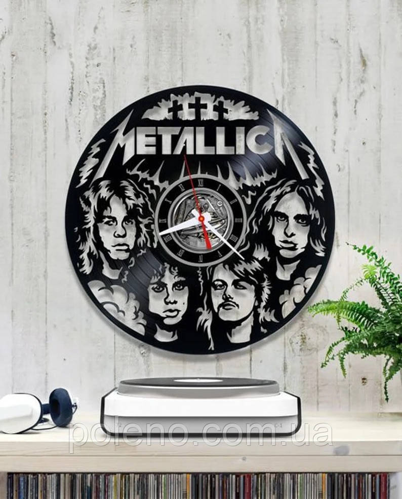 Настінний декоративний годинник Metallica Металліка