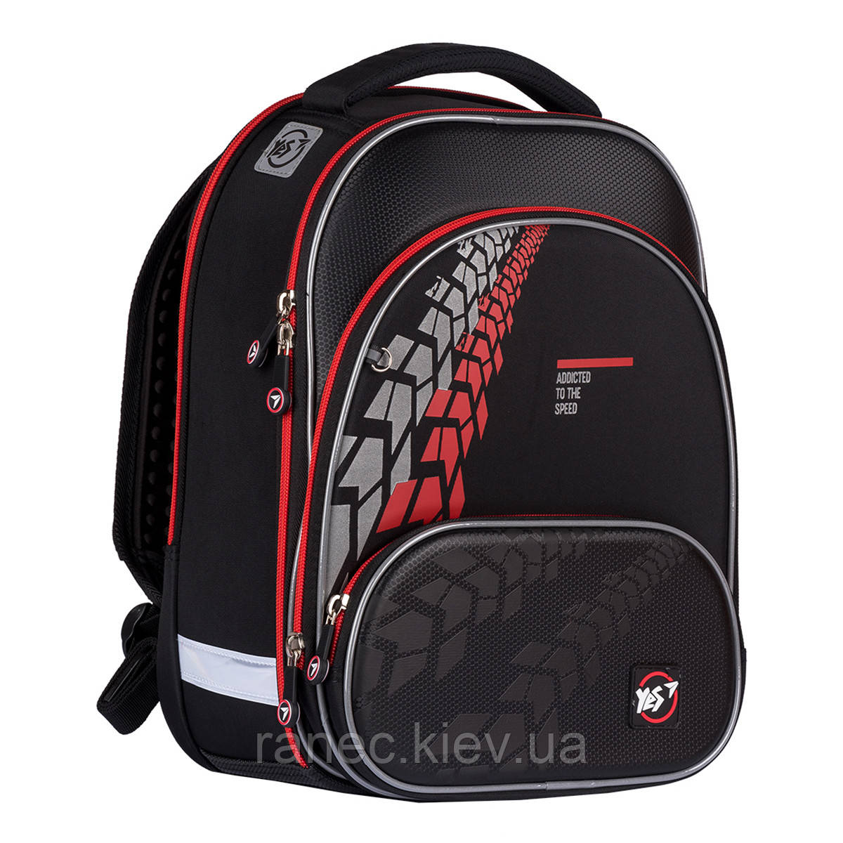 Рюкзак шкільний ортопедичний YES S-30 JUNO ULTRA Tire tread, фото 1