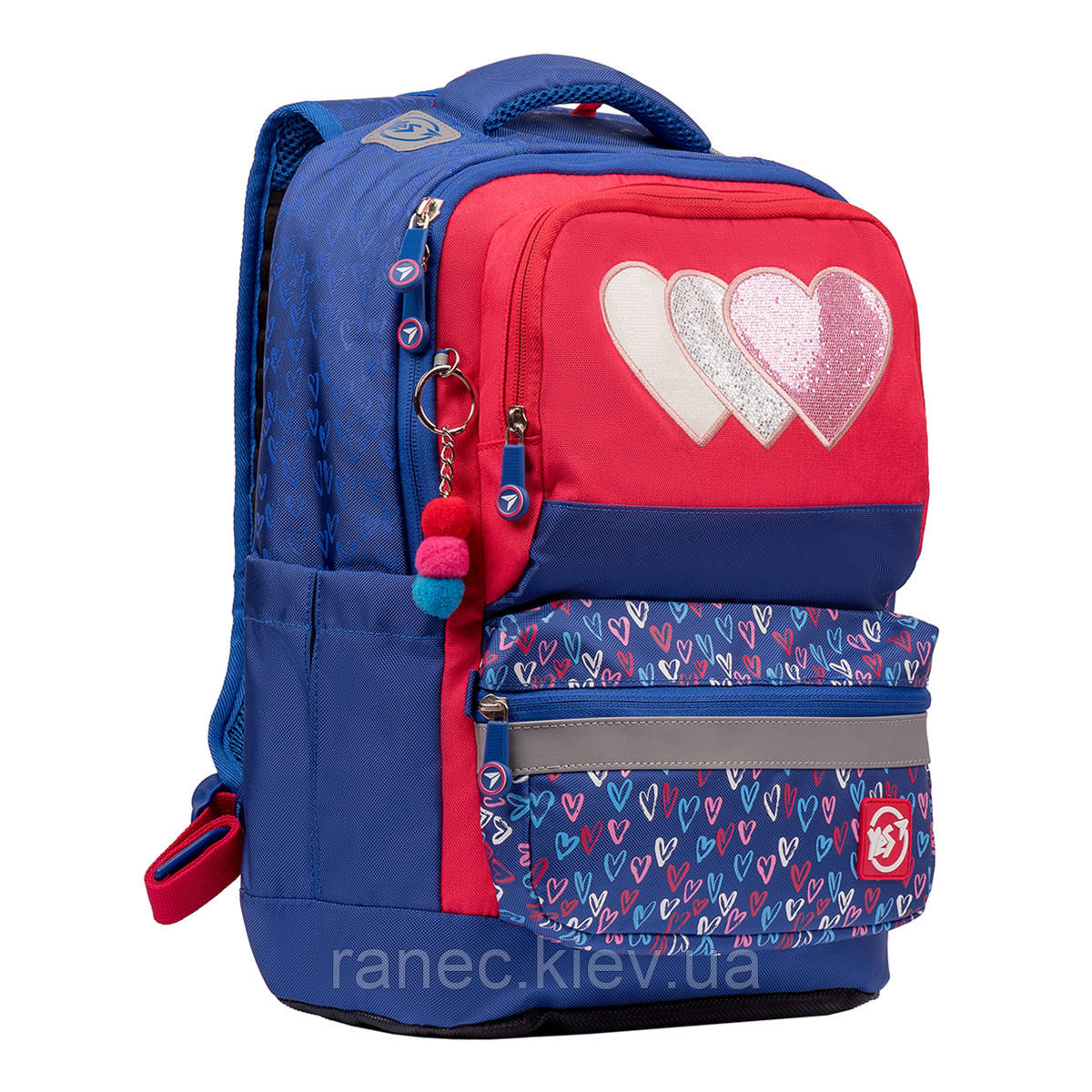 Рюкзак шкільний ортопедичний YES S-30 Juno XS Heart beat Ergo