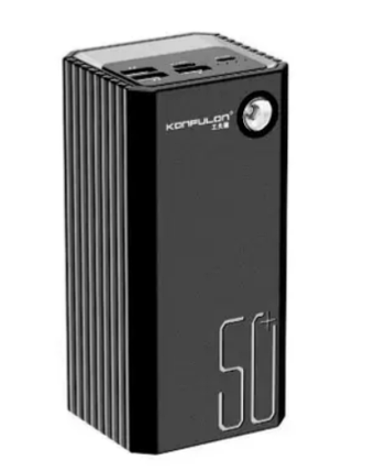 Повербанк Power Bank Konfulon A22Q 50000mAh / реальна місткість / Чорний, фото 2