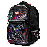 Рюкзак шкільний 1Вересня S-105 Monster Track чорний, фото 3