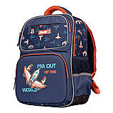 Рюкзак шкільний 1Вересня S-105 Space синій, фото 2