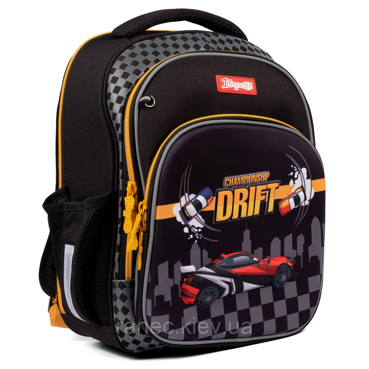 Рюкзак шкільний 1Вересня S-106 MAXDRIFT чорний, фото 1