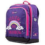 Рюкзак шкільний SMART H-55 Follow the rainbow фіолетовий, фото 4