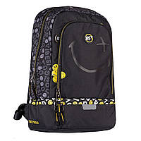 Рюкзак школьный YES S-79 Smiley World Black&Yellow 552274