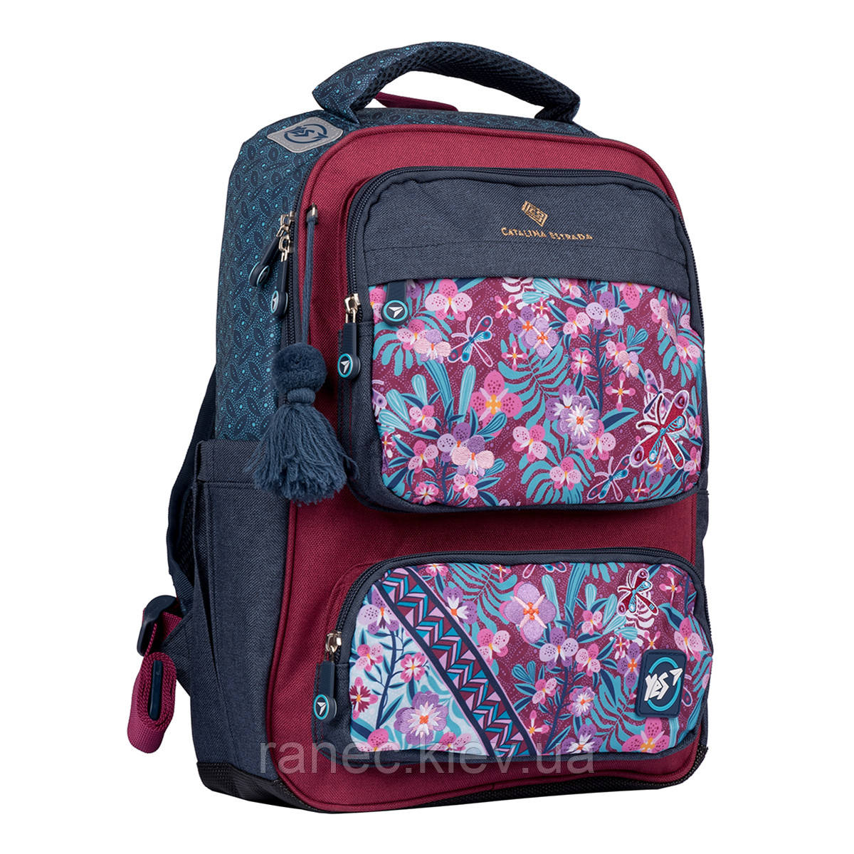 Рюкзак шкільний YES TS-62 Catalina Estrada.Pattern, фото 1
