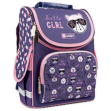 Рюкзак шкільний каркасний Smart PG-11 Hello girl!