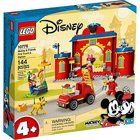 Конструктор Lego Disney Mickey and Friends Пожежне депо й машина Міккі та його друзів 144 деталі (10766)