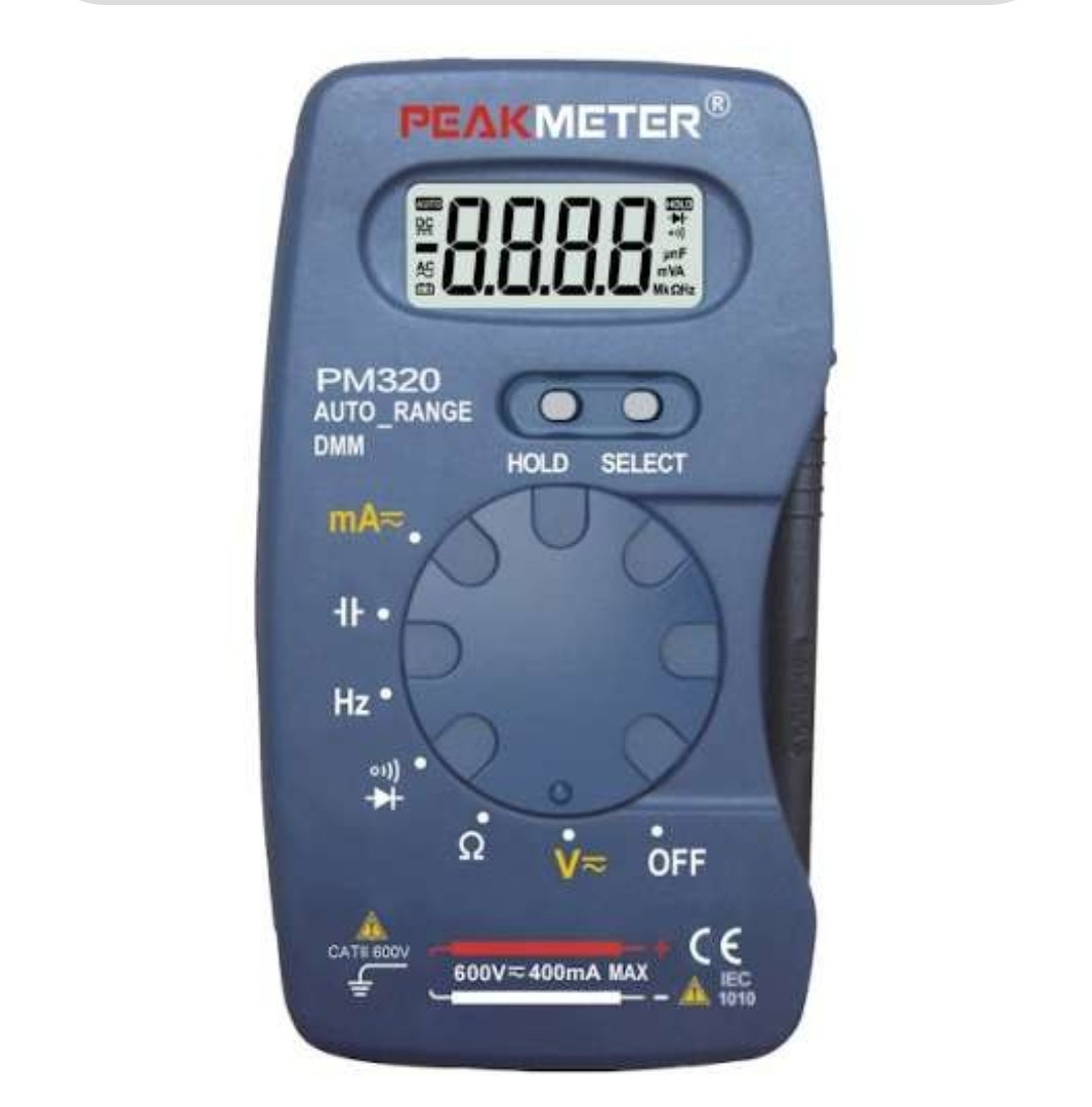 Мультиметр портативний з функцією вимірювання місткості і частоти PROTESTER PM320