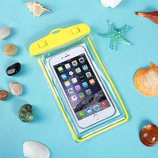 Водонепроникний чохол для телефона Phone Holder for Water Parks Swim Жовтий