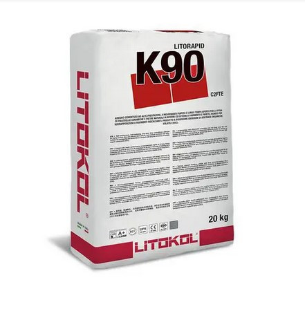 LITORAPID K90, 20 кг — Літокол, Літорапід — клей швидкого схоплювання для укладання мармуру, плитки