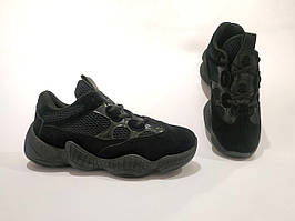 РОЗМІР 36 adidas Yeezy 500 Чорні жіночі кросівки аддас висі 500