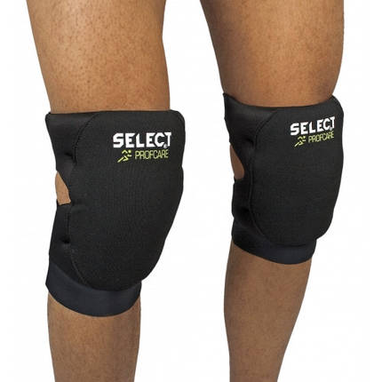 Наколінник SELECT 6206 Knee support — volleyball (228) чорний/зелений, M, фото 1