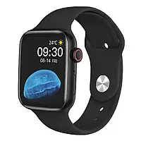 Смарт часы HW22, Black Smart Watch 7серия / Умные часы с сенсорным экраном, голосовой связью | Чёрные