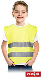 Накидка дитяча сигнальна жовта REIS Польща KOS-CHILD Y