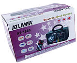 Колонка, радіоприймач Atlanfa AT-8960, фото 3