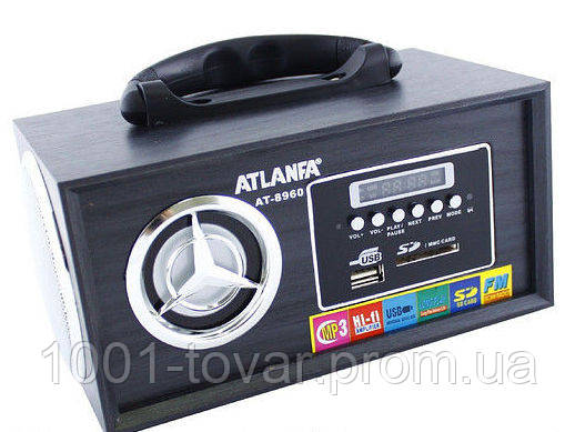 Колонка, радіоприймач Atlanfa AT-8960, фото 1