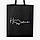 Еко сумка Дім чорна на блискавці саржа з принтом, фото 3