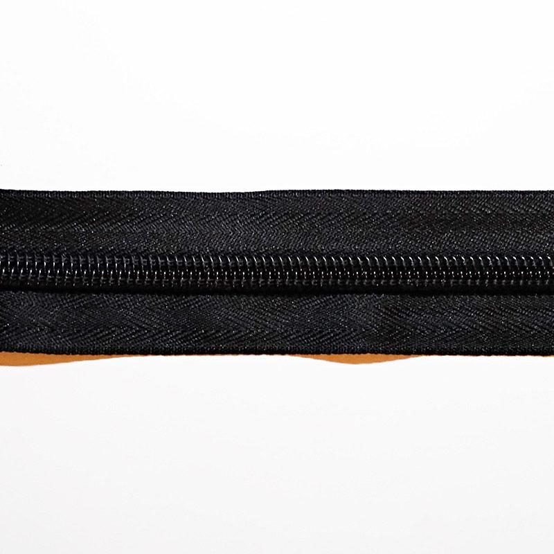 Блискавка сумочна (200 м) спіраль №5 рулонна чорна