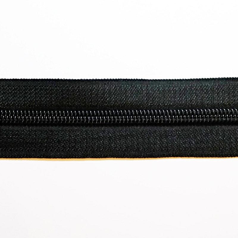 Блискавка сумочна спіраль №7 рулонна чорна