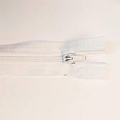 Блискавка для сукні 50 см біла (100 шт) спіраль №3