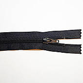 Блискавка для одягу (100 шт) 45 см чорна спіраль №5