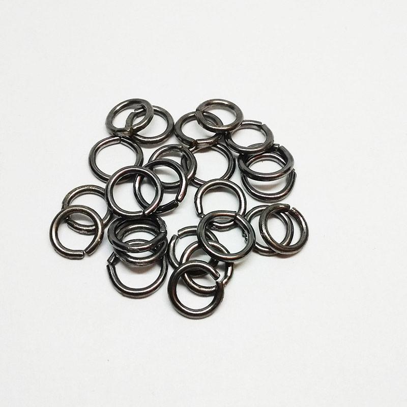 Кільця металеві (1000 шт) 5мм блек нікель