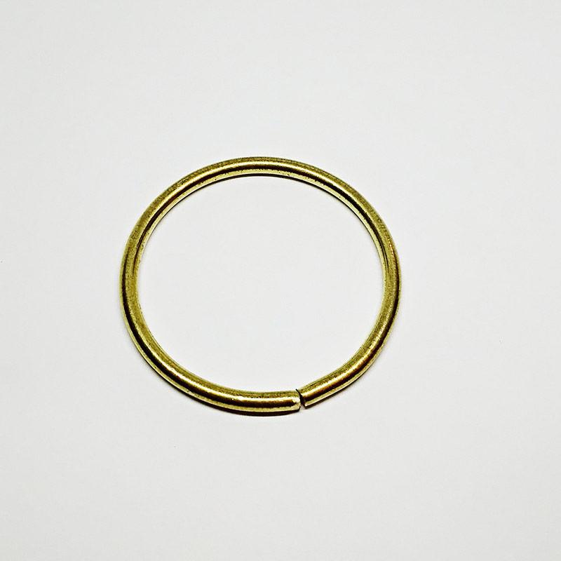 Кільце для сумок (1000 шт) 40мм сталеве золото