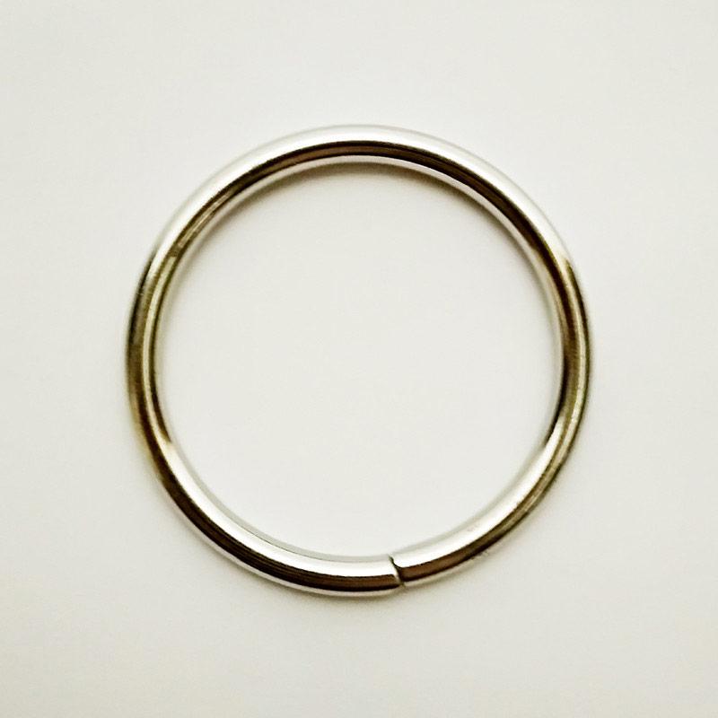 Кільця на сумки (1000 шт) 40мм сталеві нікель