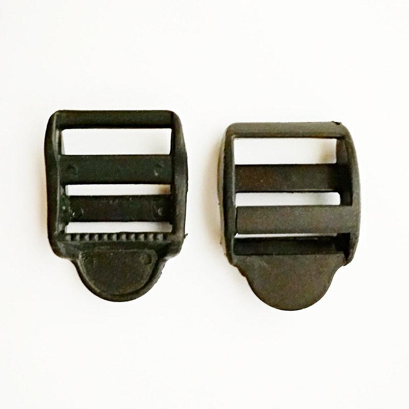 Перетяжка 20мм трьохщільна для рюкзака (1000 шт), пластикова, чорна