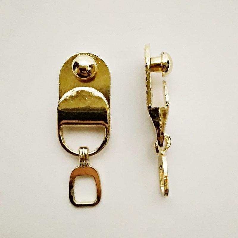 Прикраса для сумок пришивна (100 шт), метал.