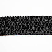 Тасьма ремінна для сумок 30 мм (50 м), чорна