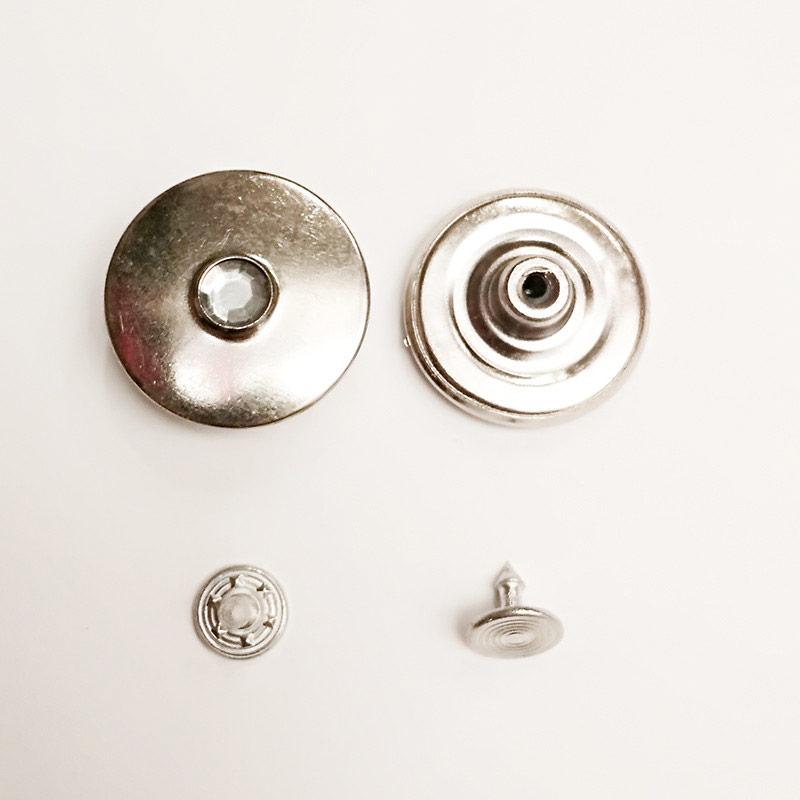 Гудзик джинсовий (1000 шт) 25мм, нікель