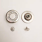 Гудзик джинсовий (1000 шт) 25мм нікель